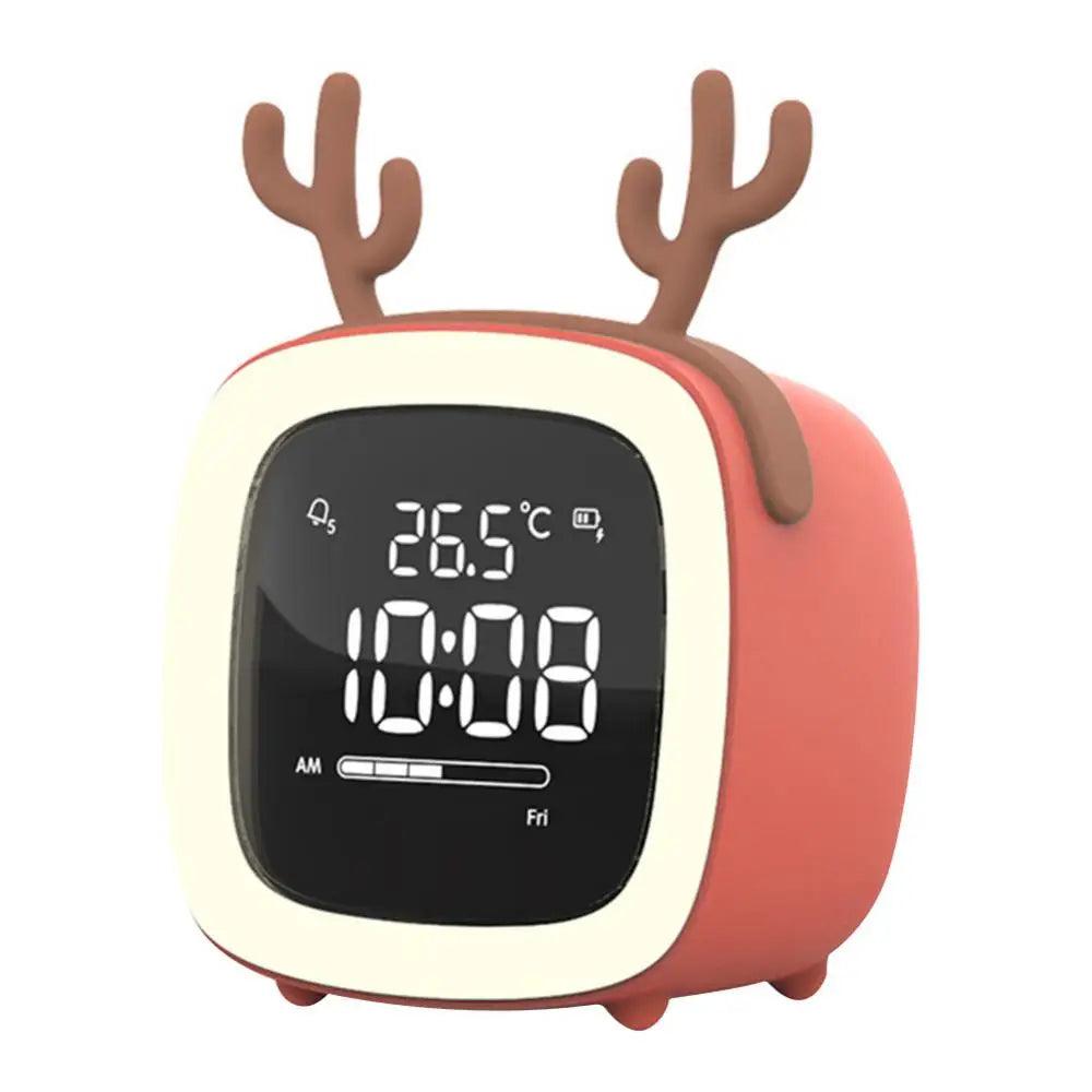 BunnyGlow | Digital Alarm Clock with Adjustable Brightness & Timer | Cute Night Light for Kids 22