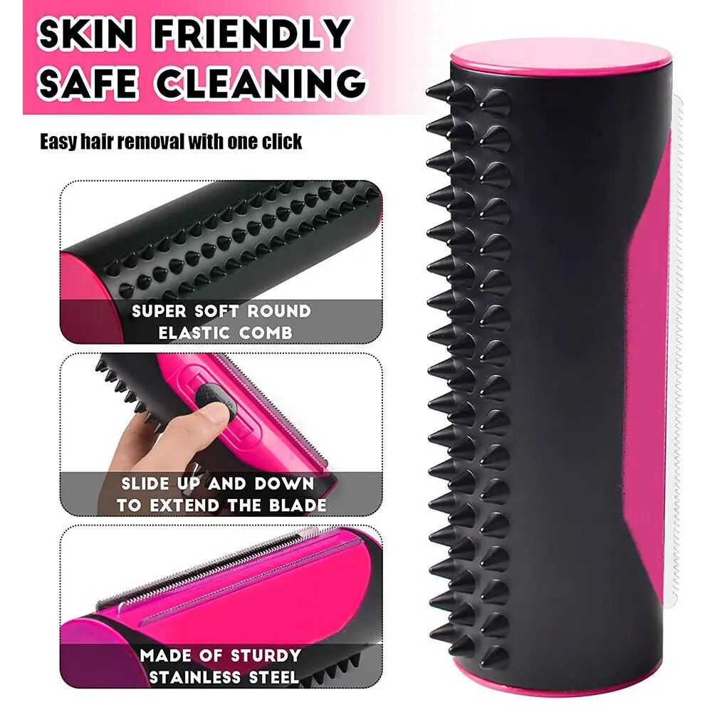 Essential Pet Grooming | Deshedding Brush for Dogs & Cats with Dual-Sided Design | Gentle Grooming Tool for Healthier Coats 2