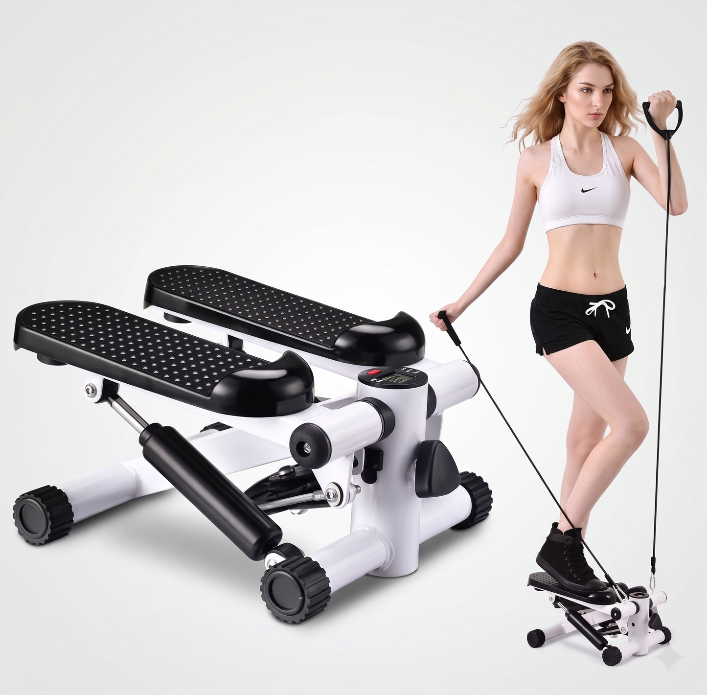 Home Fitness | Mini Stepper Exercise Machine with Compact Design | Ideal for Cardio Workouts