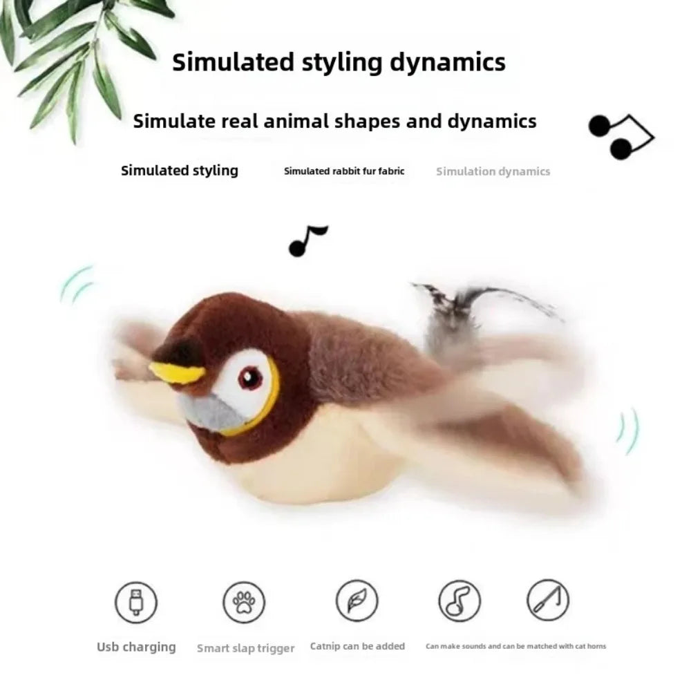 Interactive Cat Toys | Flapping Bird Cat Toy with Realistic Sounds & Movements | Engaging Playtime for Active Cats 2
