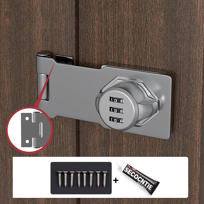 Secure Lock | Keyless Password Lock for Cabinets with 1000 Combinations | Durable Zinc Alloy for Long-Lasting Security 14