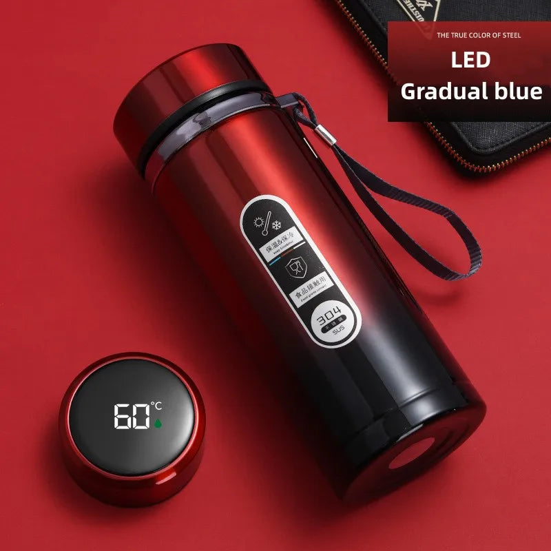Stainless Steel Insulated Water Bottle with LED Temperature Display | Portable Flask for Hot & Cold Beverages 8