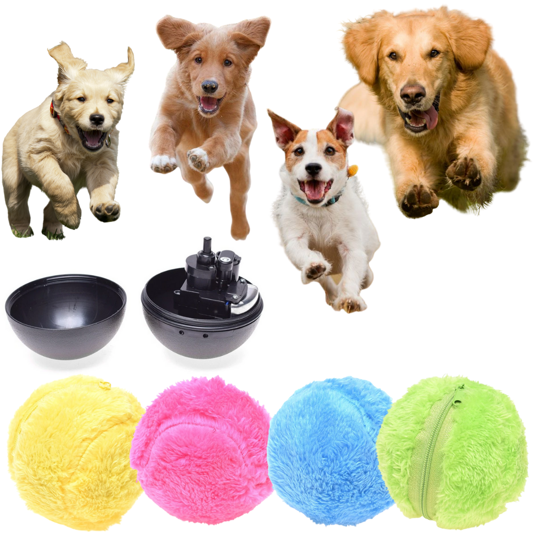 Active Rolling Ball | Interactive Dog Toy with Unpredictable Movement | Engaging Playtime for Mental Stimulation 0