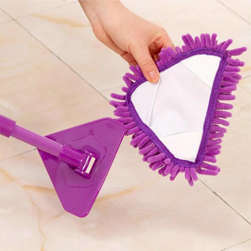 Adjustable Triangular Mop with 180-Degree Rotation | Versatile Cleaning Tool for Hard-to-Reach Areas 4