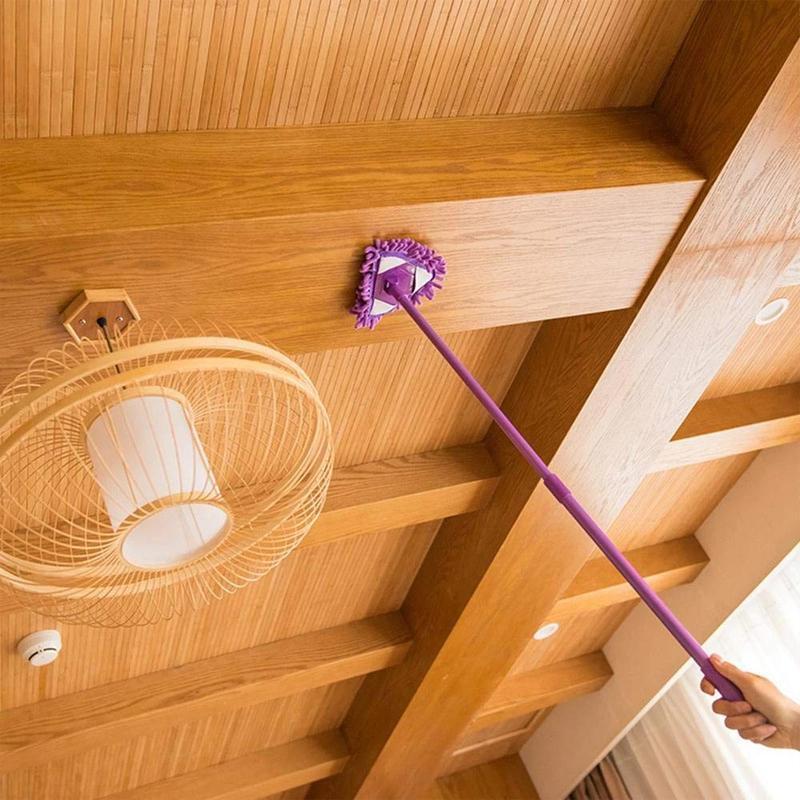 Adjustable Triangular Mop with 180-Degree Rotation | Versatile Cleaning Tool for Hard-to-Reach Areas 7