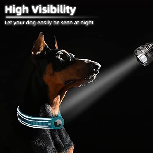 AirTag Dog Collar with Secure Mounting & Reflective Stitching | Adjustable Fit for Enhanced Safety 5