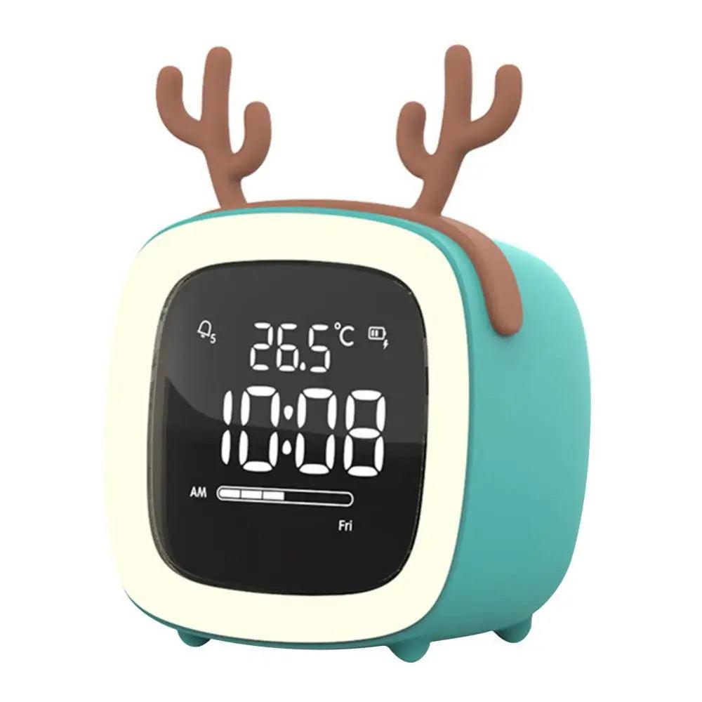 BunnyGlow | Digital Alarm Clock with Adjustable Brightness & Timer | Cute Night Light for Kids 19
