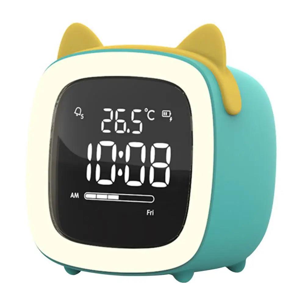 BunnyGlow | Digital Alarm Clock with Adjustable Brightness & Timer | Cute Night Light for Kids 21
