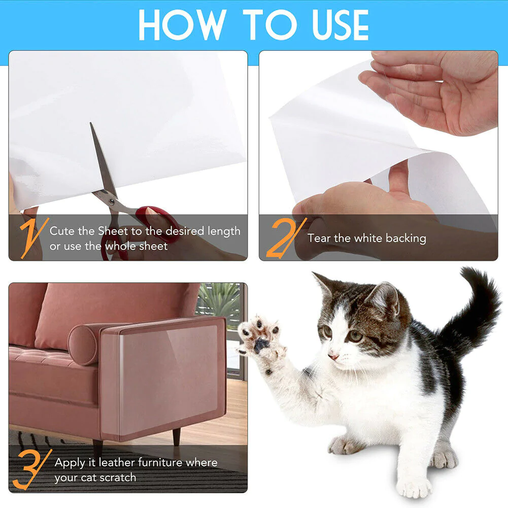 Cat Scratch Protector Guards | Durable Anti-Scratch Pads for Couch Protection 7