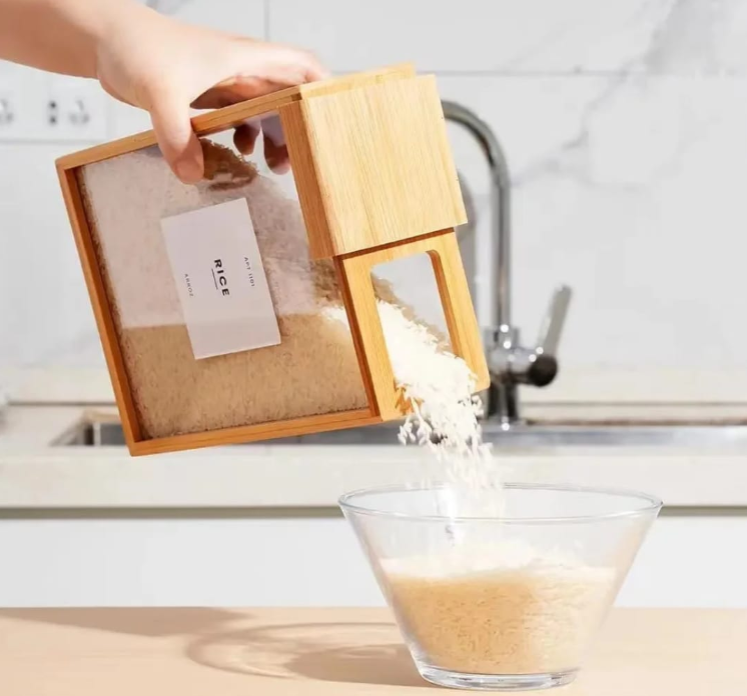Clear Storage Boxes | 3L Food Storage Container with Premium Acrylic Design | Ideal for Organizing Dry Foods 1