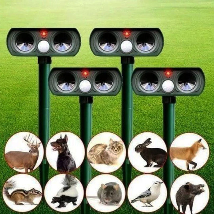 EcoGuard | Ultrasonic Bird Repeller with Motion Sensor | Safe Deterrent for Gardens and Outdoor Spaces 1