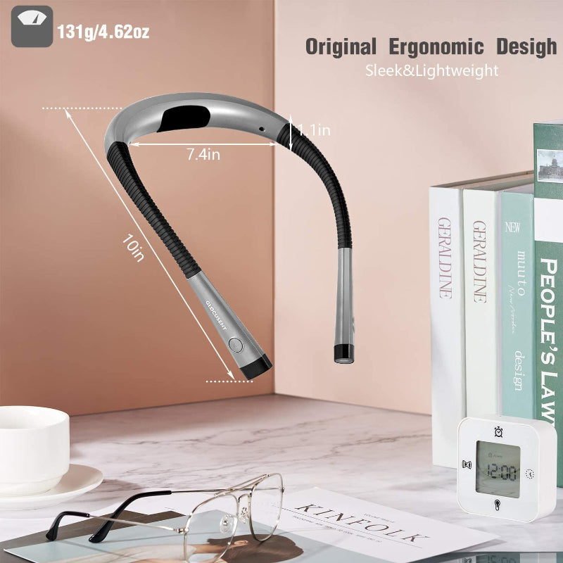 Ergonomic LED Reading Lamp for Bed with Adjustable Brightness & Color Modes | Eye-Friendly Design for Comfortable Reading 2