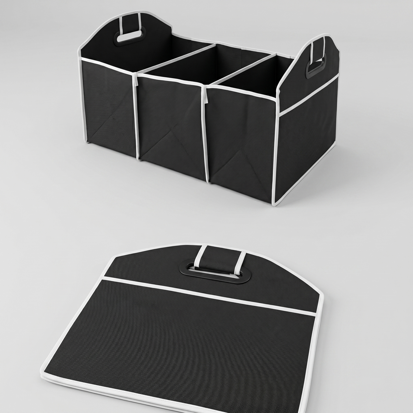 Car Boot Organiser | Durable Storage Box with Collapsible Design | Tidy Vehicle Solution for Efficient Space Management
