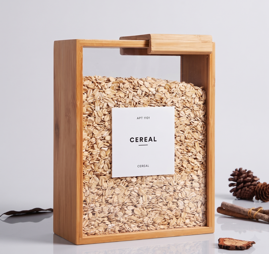 Clear Storage Boxes | 3L Food Storage Container with Premium Acrylic Design | Ideal for Organizing Dry Foods