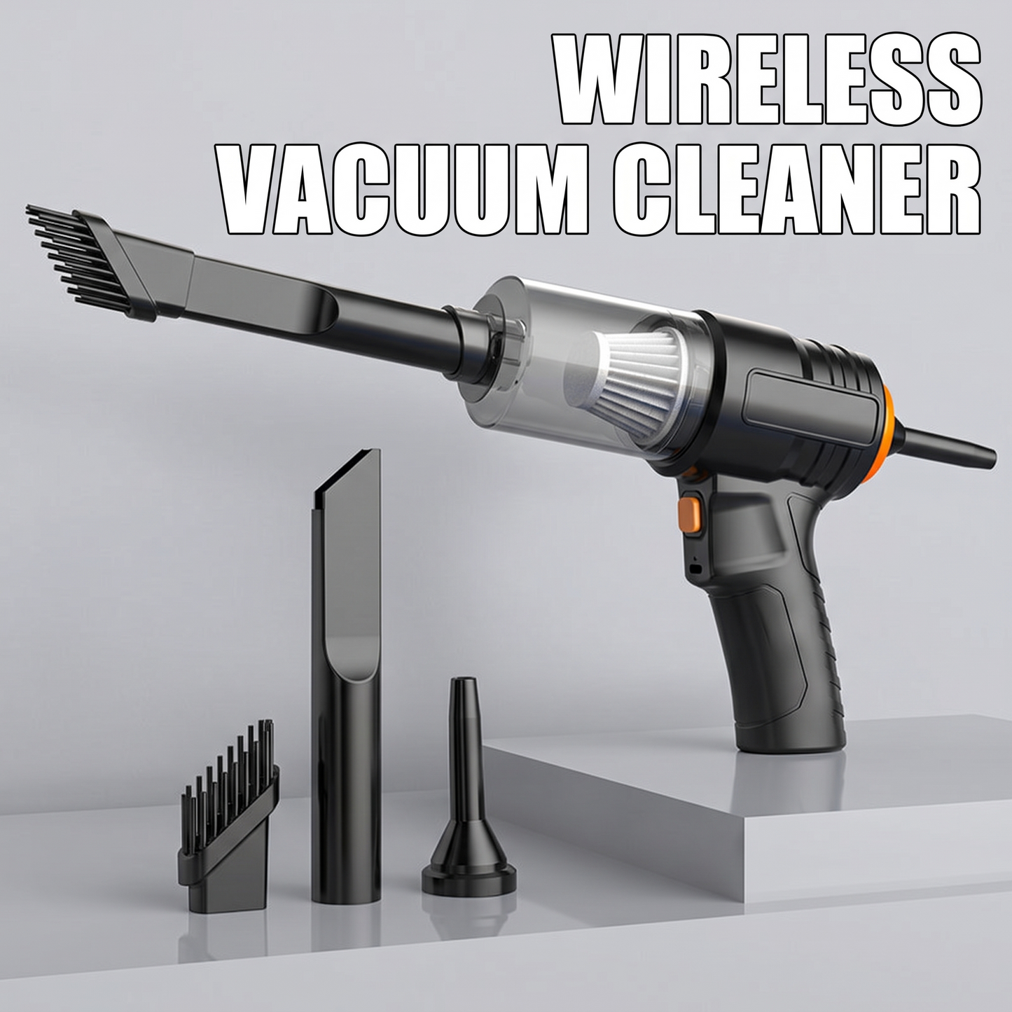 Handheld Vacuum Cleaner with Powerful Cyclone Suction | Compact Design for Effortless Home and Car Cleaning