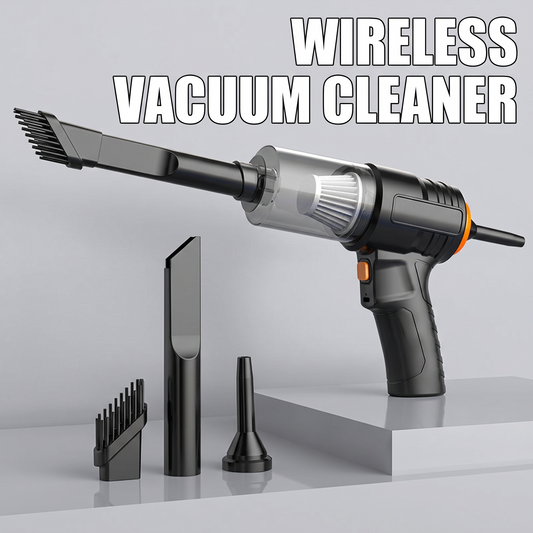 Handheld Vacuum Cleaner with Powerful Cyclone Suction | Compact Design for Effortless Home and Car Cleaning
