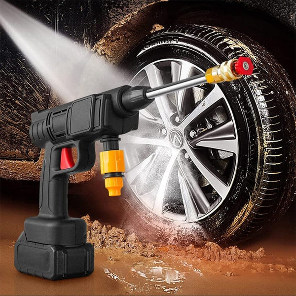 Portable High Pressure Spray Water Gun with Interchangeable Nozzles | Cordless Design for Effortless Outdoor Cleaning 4