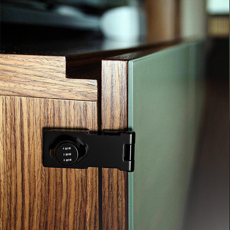 Secure Lock | Keyless Password Lock for Cabinets with 1000 Combinations | Durable Zinc Alloy for Long-Lasting Security 1