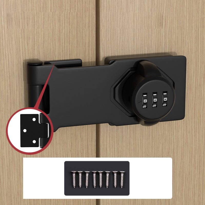 Secure Lock | Keyless Password Lock for Cabinets with 1000 Combinations | Durable Zinc Alloy for Long-Lasting Security 11