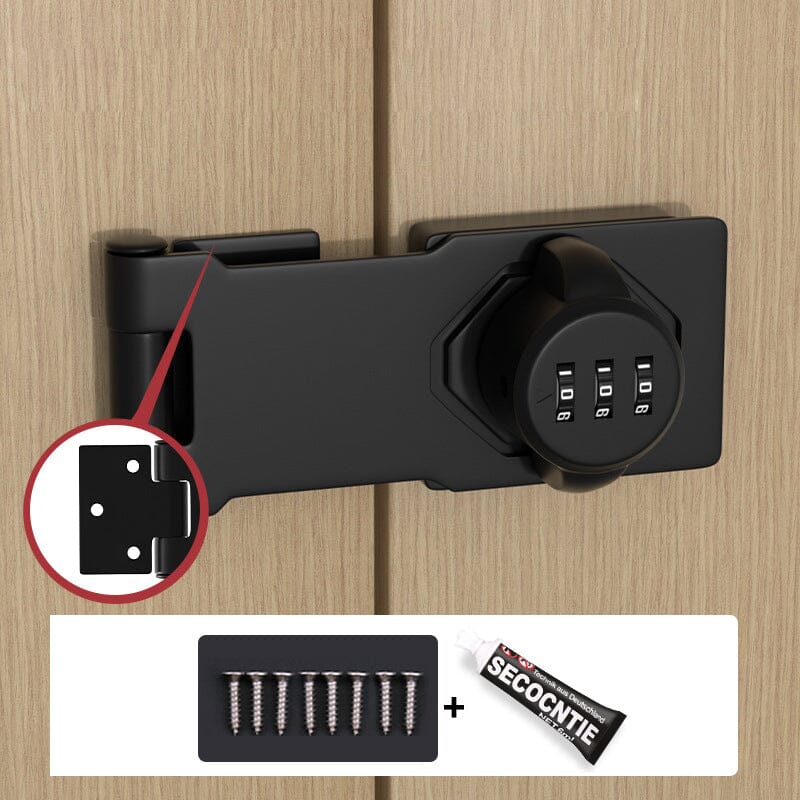 Secure Lock | Keyless Password Lock for Cabinets with 1000 Combinations | Durable Zinc Alloy for Long-Lasting Security 13
