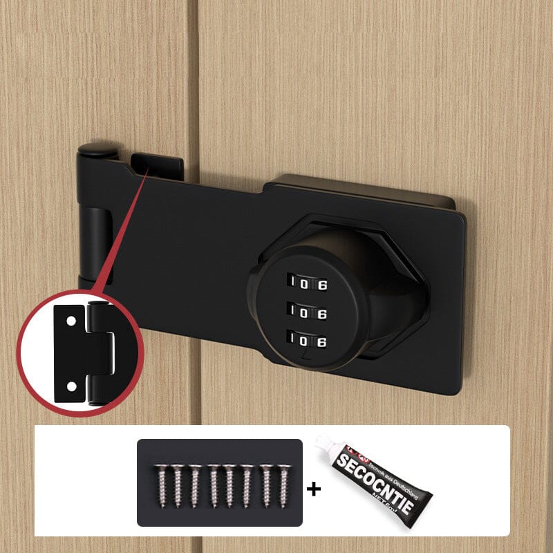 Secure Lock | Keyless Password Lock for Cabinets with 1000 Combinations | Durable Zinc Alloy for Long-Lasting Security 9