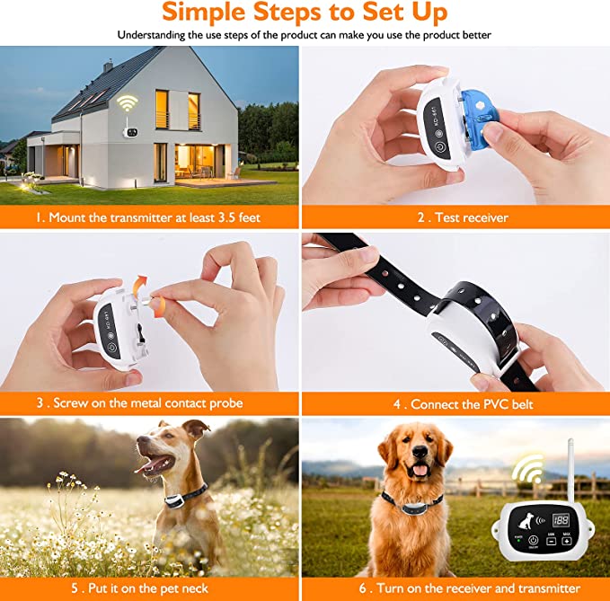 Secure Pet | Wireless Dog Fence Outdoor System with Adjustable Collar | Customizable Boundaries for Safe Roaming 1