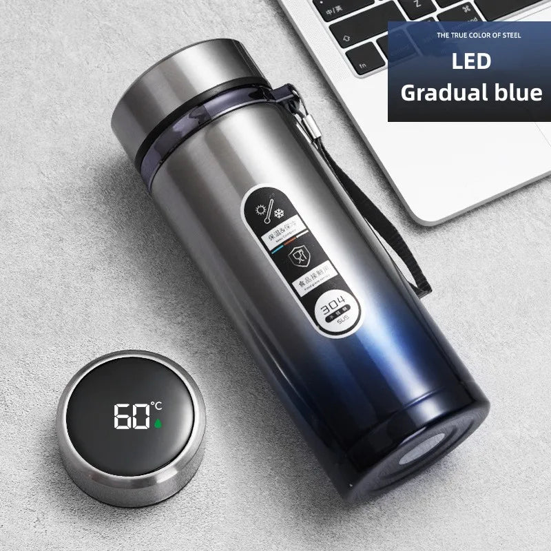 Stainless Steel Insulated Water Bottle with LED Temperature Display | Portable Flask for Hot & Cold Beverages 6