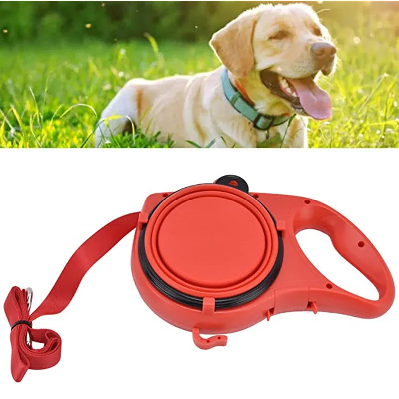 Ultimate Dog Lead | 4-in-1 Multifunctional Leash with Water Bottle & Bowl | Ideal for Outdoor Adventures 4
